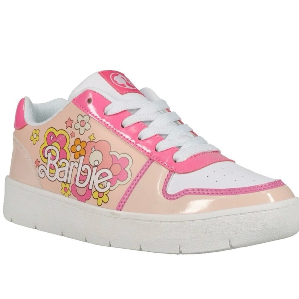 Women’s Barbie by Mattel Pink & White🩷🤍 Casual Court Sneaker, Size 11, Like 🆕!